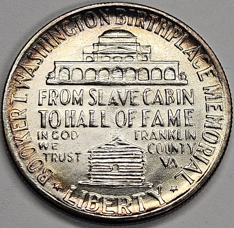 Booker T. Washington Half 1951 . . . . Gem BU Color!