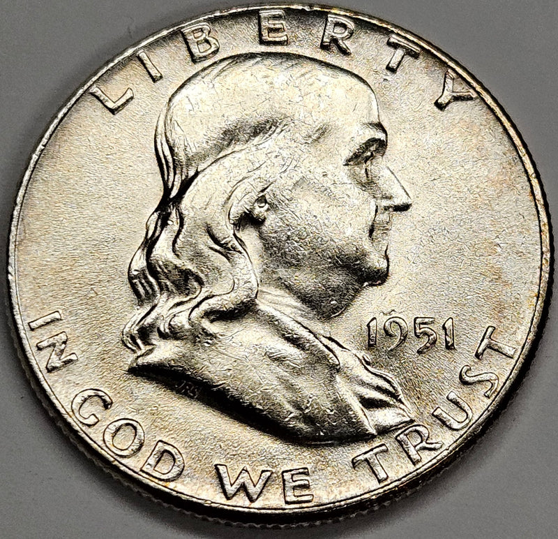 1951 Franklin Half . . . . Choice About Uncirculated