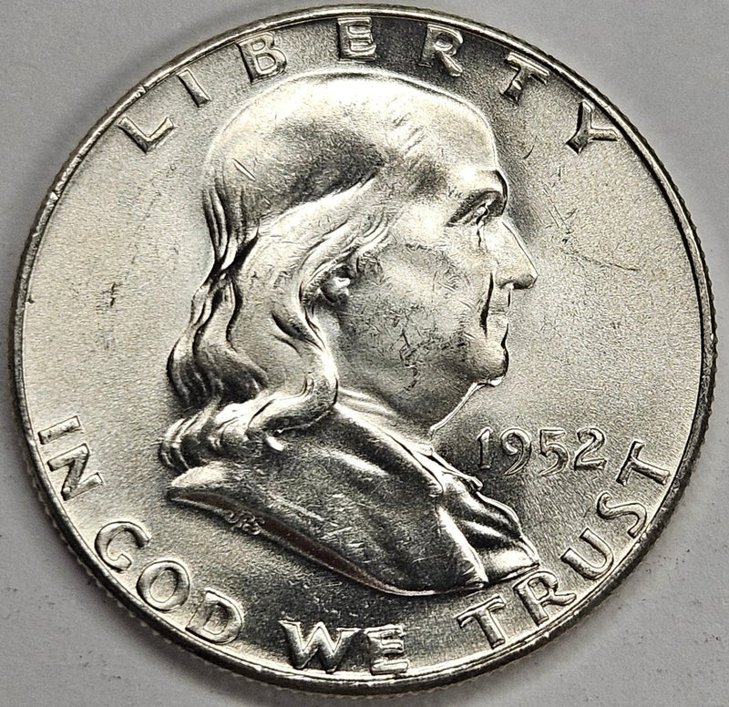 1952 Franklin Half Choice BU Full Bell Lines