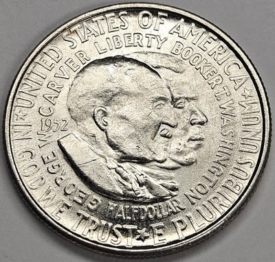 Washington-Carver Half 1952 Gem Brilliant Uncirculated