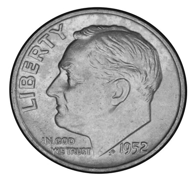 1952-D Roosevelt Dime Brilliant Uncirculated