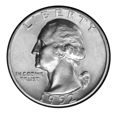 1952-S Washington Quarter Brilliant Uncirculated