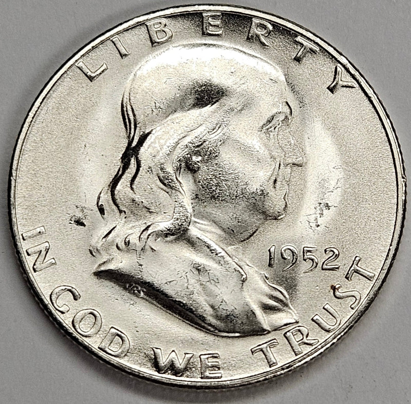 1952-S Franklin Half Choice Brilliant Uncirculated
