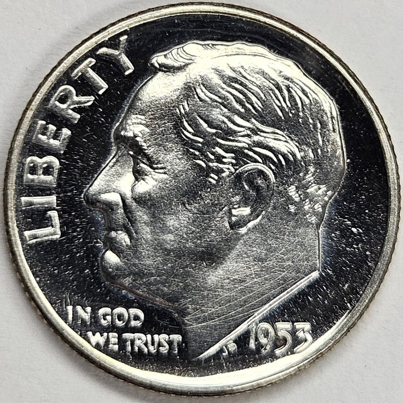 1953 Roosevelt Dime Superb Brilliant Proof