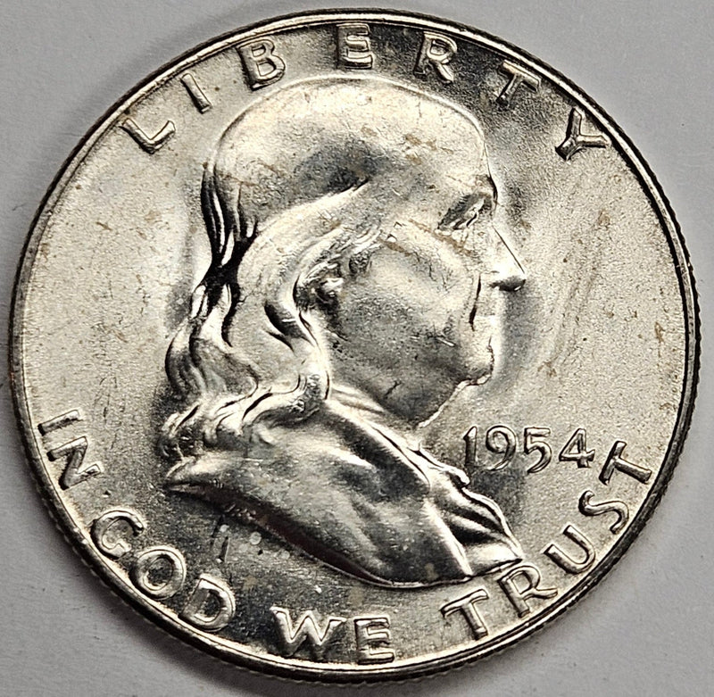 1954-S Franklin Half . . . . Brilliant Uncirculated