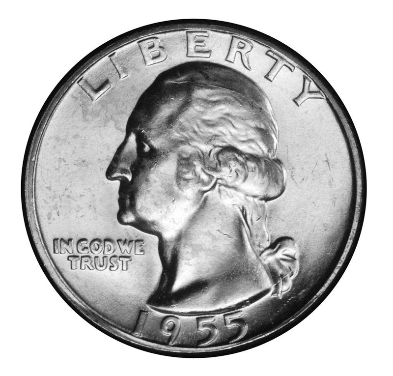 1955 Washington Quarter Brilliant Uncirculated
