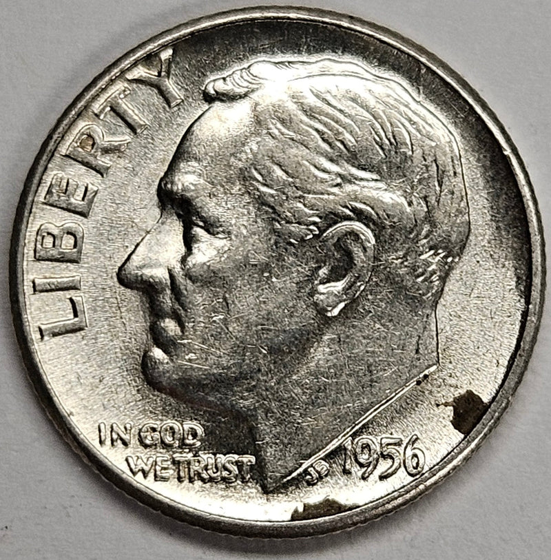 1956 Roosevelt Dime . . . . Brilliant Uncirculated