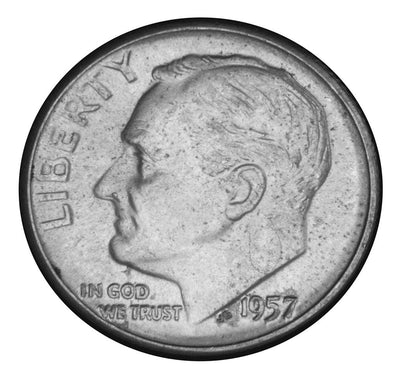 1957 Roosevelt Dime Brilliant Uncirculated