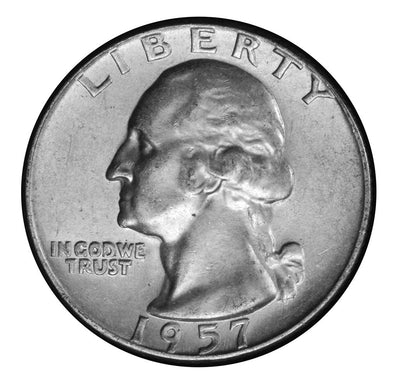 1957-D Washington Quarter Brilliant Uncirculated