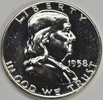 1958 Franklin Half Gem Brilliant Proof