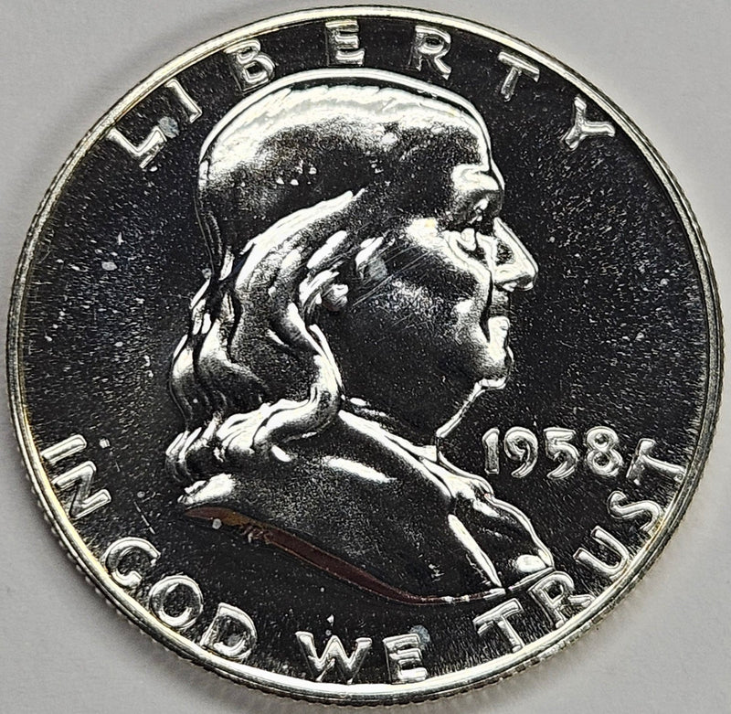1958 Franklin Half Gem Brilliant Proof