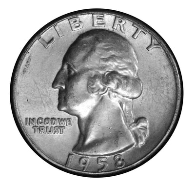 1958 Washington Quarter Brilliant Uncirculated