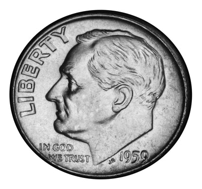 1959-D Roosevelt Dime Brilliant Uncirculated