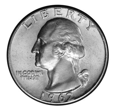 1962 Washington Quarter Brilliant Uncirculated