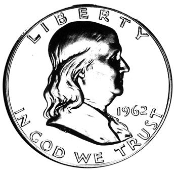 1962 Franklin Half Brilliant Uncirculated