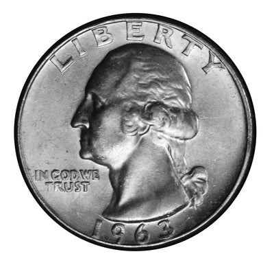 1963-D Washington Quarter Brilliant Uncirculated