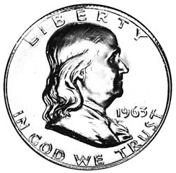 1963 Franklin Half Gem Brilliant Proof