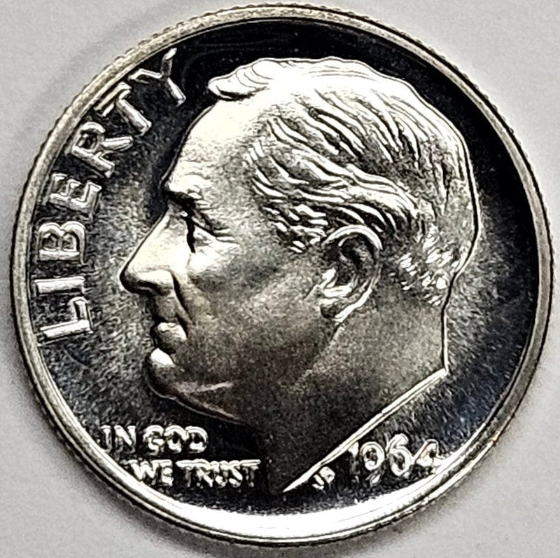 1964 Roosevelt Dime . . . . Gem Brilliant Proof