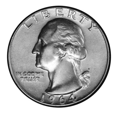 1964-D Washington Quarter Brilliant Uncirculated