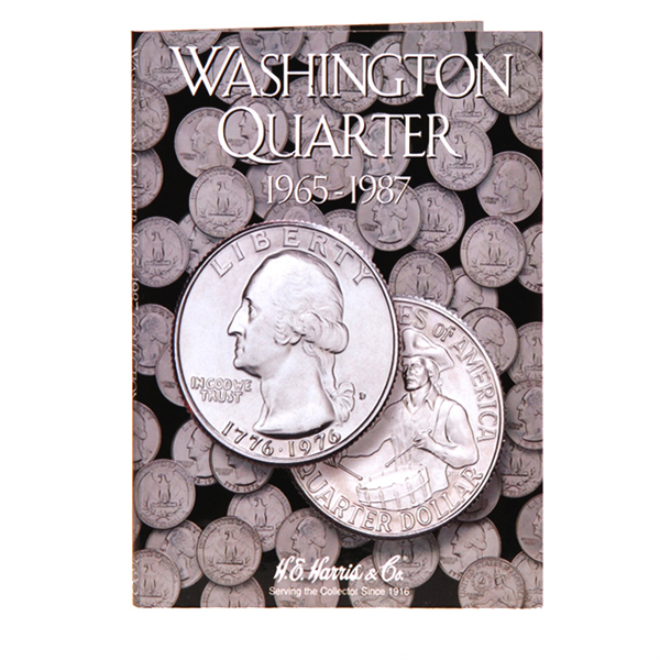 Washington Quarter Harris Coin Folder (1965 to 1987)