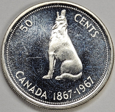 1967 Canadian Half Choice BU Prooflike