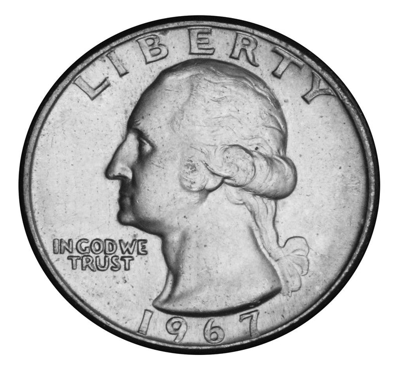 1967 Washington Quarter Brilliant Uncirculated