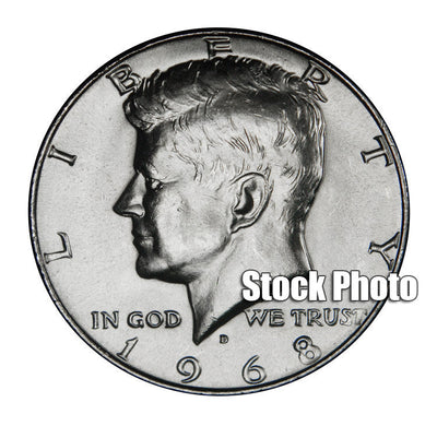1968-D Kennedy Half Brilliant Uncirculated