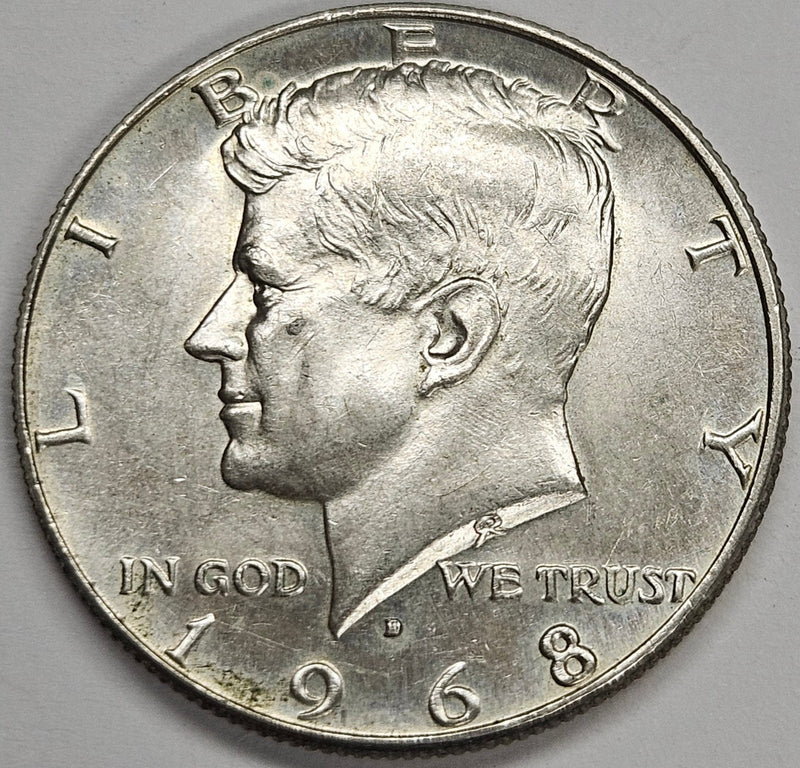 1968-D Kennedy Half . . . . Brilliant Uncirculated