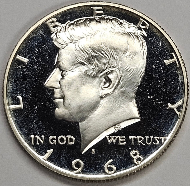 1968-S Kennedy Half Gem Brilliant Proof Cameo