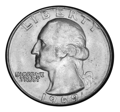 1969 Washington Quarter Brilliant Uncirculated