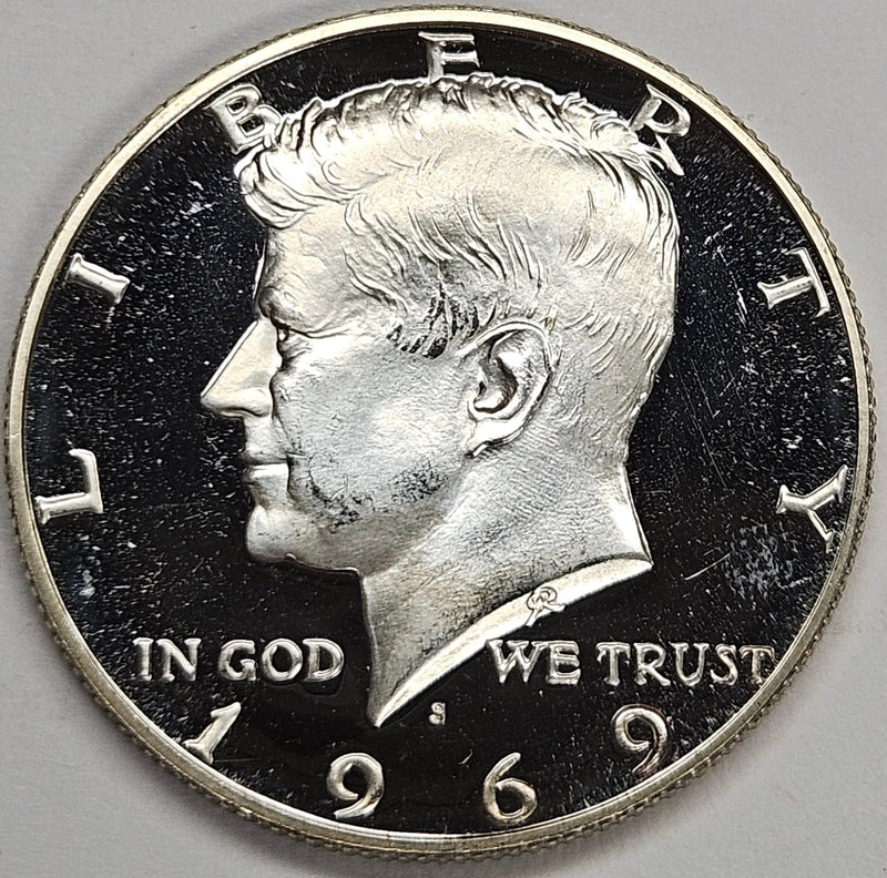 1969-S Kennedy Half Gem Brilliant Proof Cameo