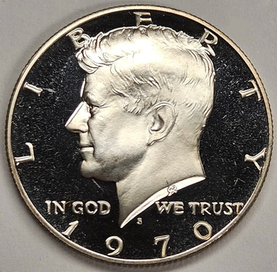 1970-S Kennedy Half Superb Brilliant Proof Cameo