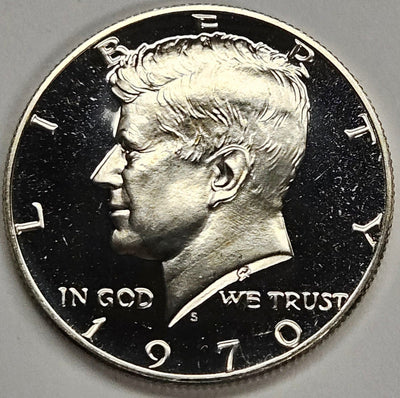 1970-S Kennedy Half Superb Brilliant Proof Deep Cameo