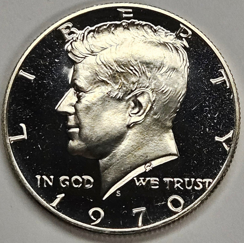 1970-S Kennedy Half Superb Brilliant Proof Deep Cameo