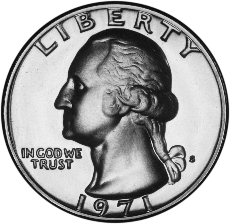 1971-S Washington Quarter Gem Brilliant Proof