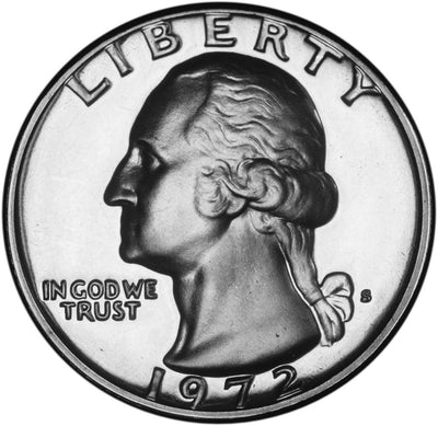 1972-S Washington Quarter . . . .Gem Brilliant Proof