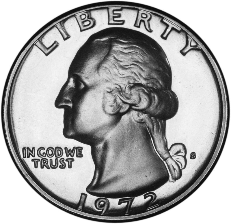 1972-S Washington Quarter . . . .Gem Brilliant Proof