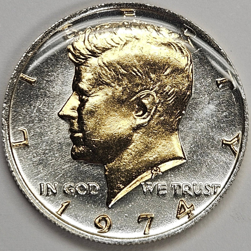 1974 Kennedy Half BU enamel