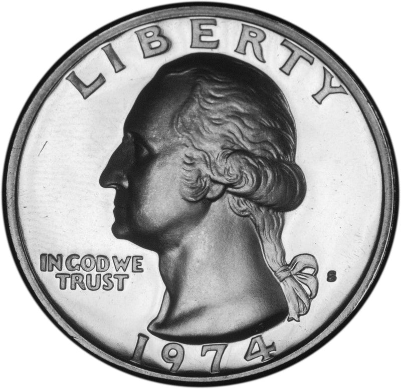 1974-S Washington Quarter . . . .Gem Brilliant Proof