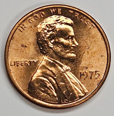 1975 Lincoln Cent Brilliant Uncirculated