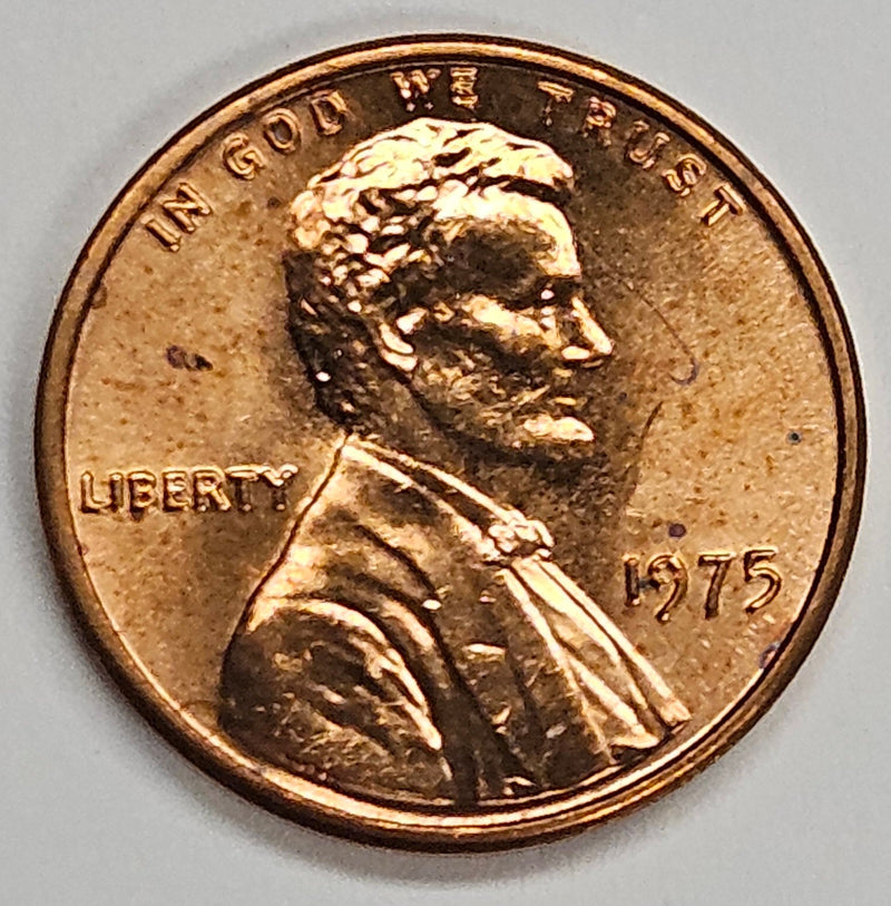 1975 Lincoln Cent Brilliant Uncirculated