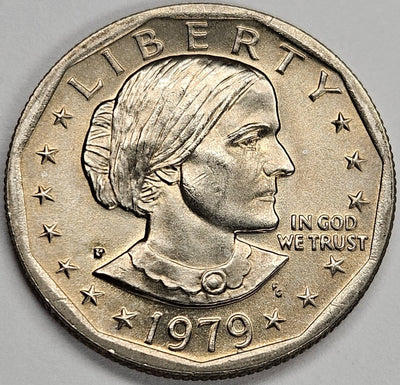 1979 Near Date Susan B. Anthony Dollar Choice Brilliant Uncirculated