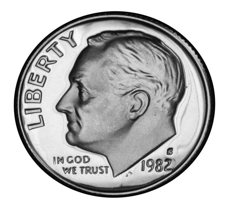 1982-S Roosevelt Dime Gem Brilliant Proof
