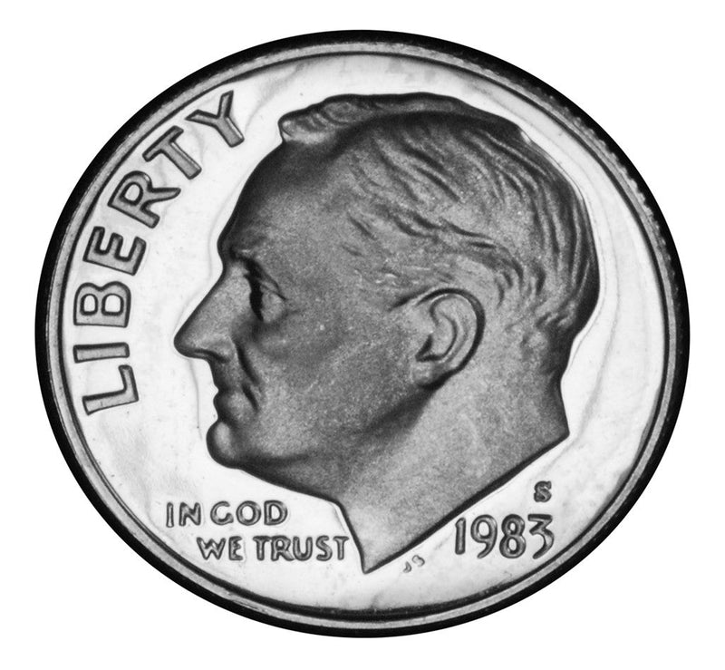 1983-S Roosevelt Dime Gem Brilliant Proof