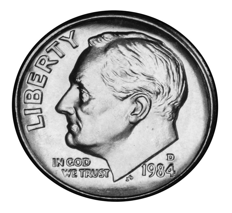 1984-D Roosevelt Dime Brilliant Uncirculated