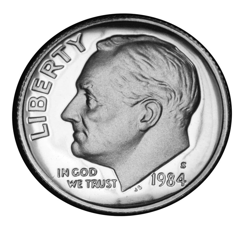 1984-S Roosevelt Dime Gem Brilliant Proof