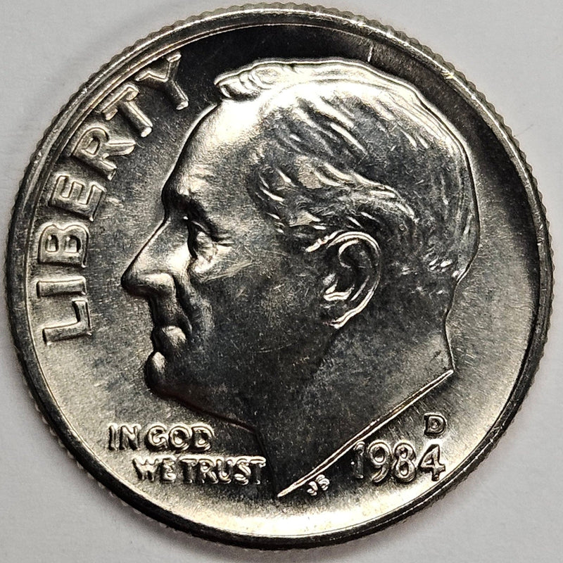1984-D Roosevelt Dime . . . . Brilliant Uncirculated