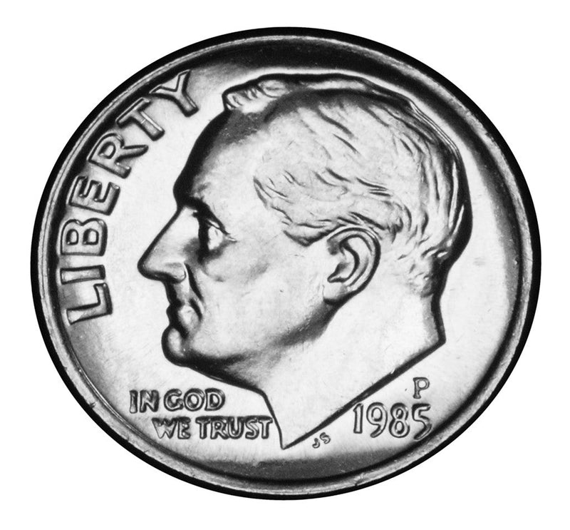 1985 Roosevelt Dime Brilliant Uncirculated