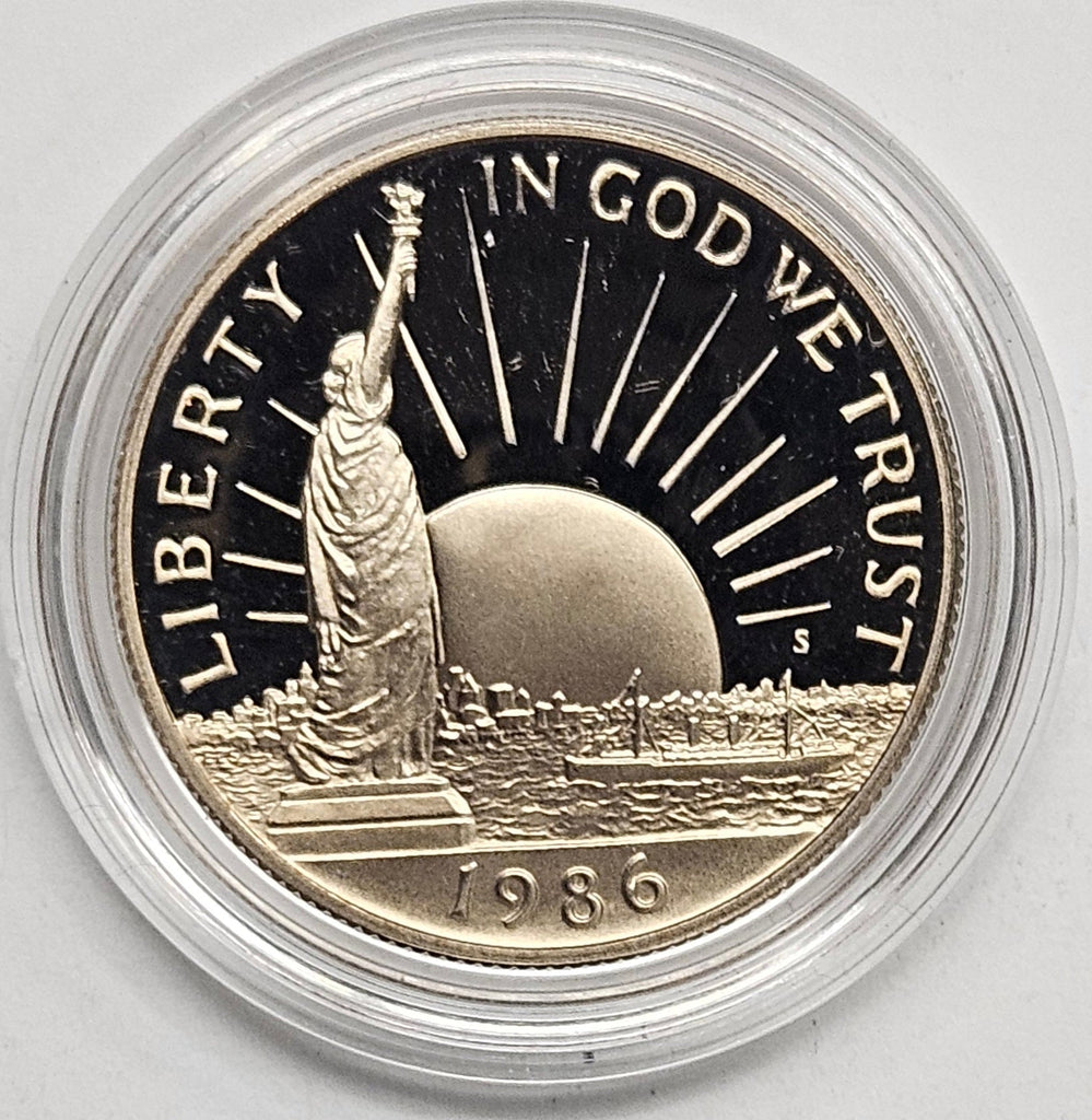 1986-S Statue of Liberty Centennial Half Gem Brilliant Proof in