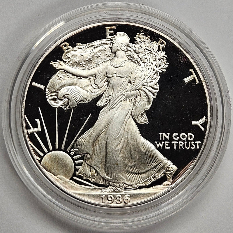 1986-S Silver Eagle . . . . Superb Brilliant Proof